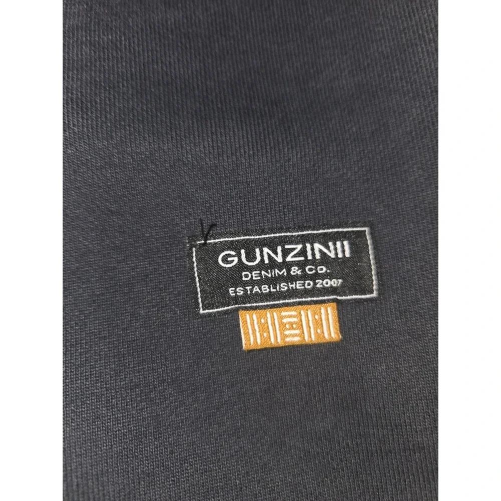 Gunzinii Denim & Co. Black Graphic Sweatpants - Lightning Bolt Y2K Streetwear XS
